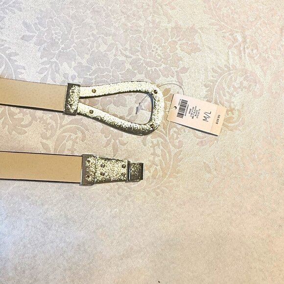 Chico’s Adjustable Belt – Black w/ Antiqued Silver Tear Drop Clasp – NWT - Picture 7 of 13